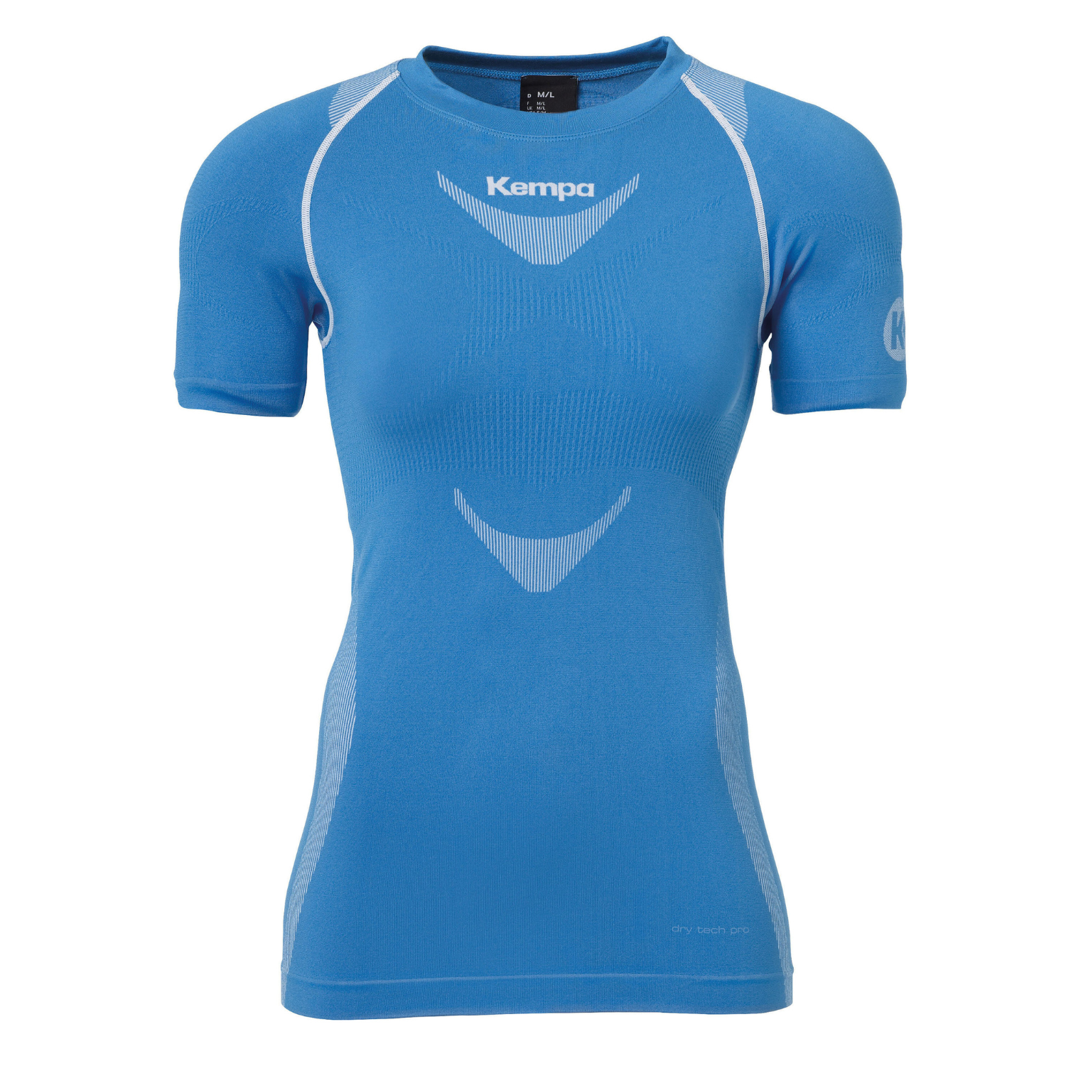 Kempa Attitude Pro Short Sleeve Top - Adults- Blue