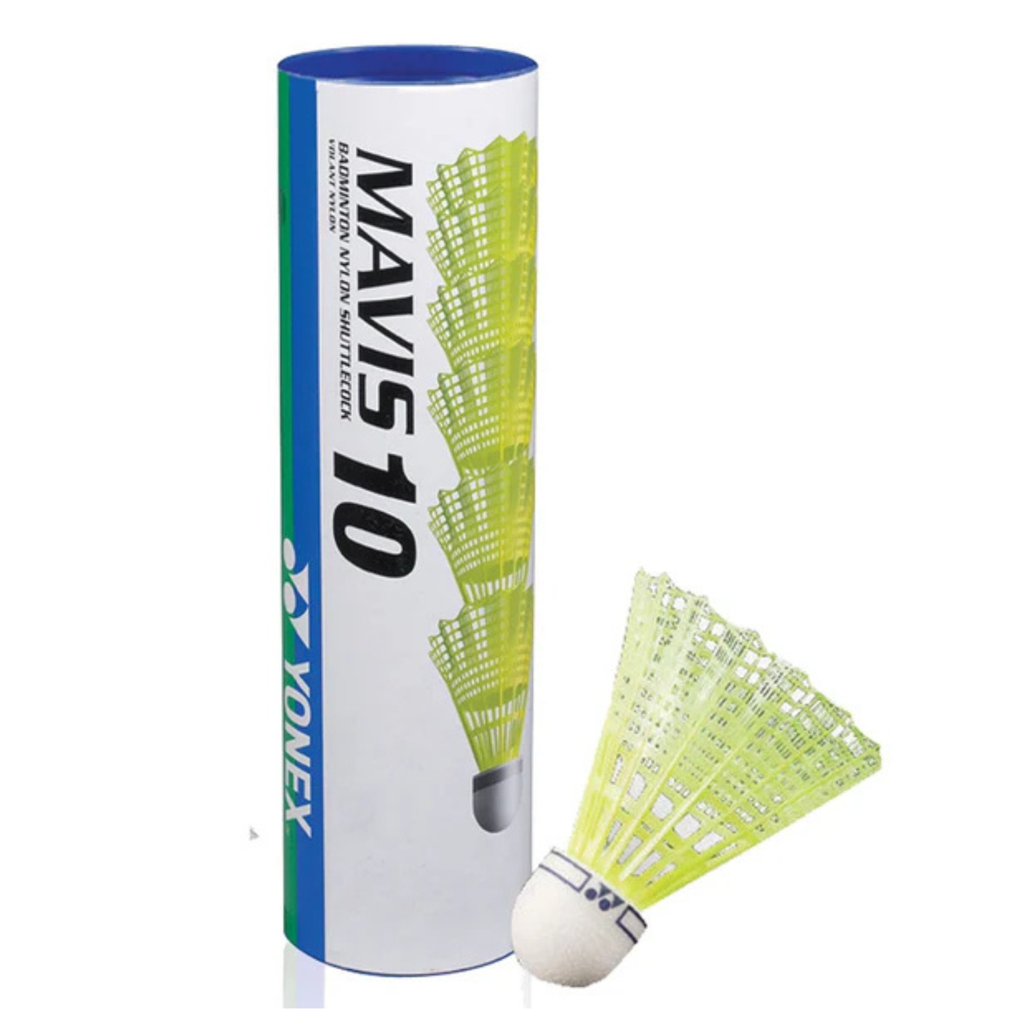 Yonex Mavis 10 Shuttles (Tube of 6) - Yellow