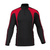 Chadwick Pro  Mid Layer  1/4 Zip - Juniors - Black/Red