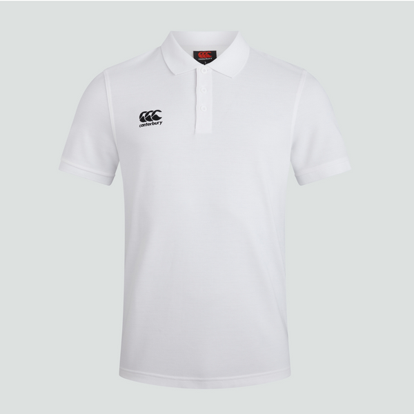 Canterbury Waimak Polo Shirt White -DS