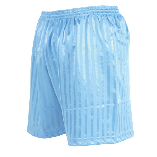 Precision Striped Continental Football Shorts Adult -Sky-DS