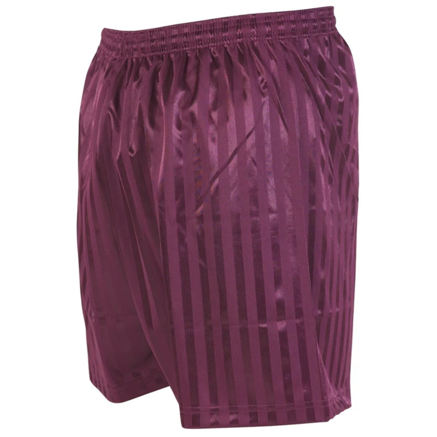 Precision Striped Continental Football Shorts Adult -Maroon-DS