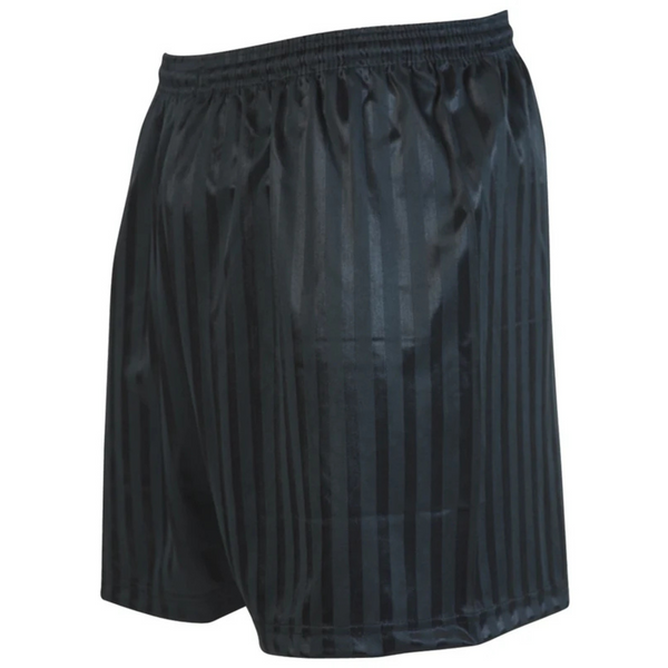 Precision Striped Continental Football Shorts Adult -Black-DS