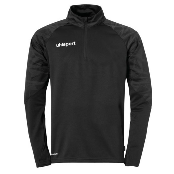 Uhlsport Goal 25 1/4 Zip Top - Adults _ Black