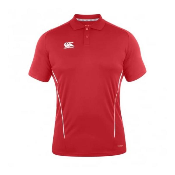 Canterbury Team Dry Polo Shirt  - Mens - Red