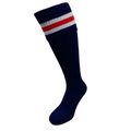 Orion Contrast Sock - Navy/White/Red
