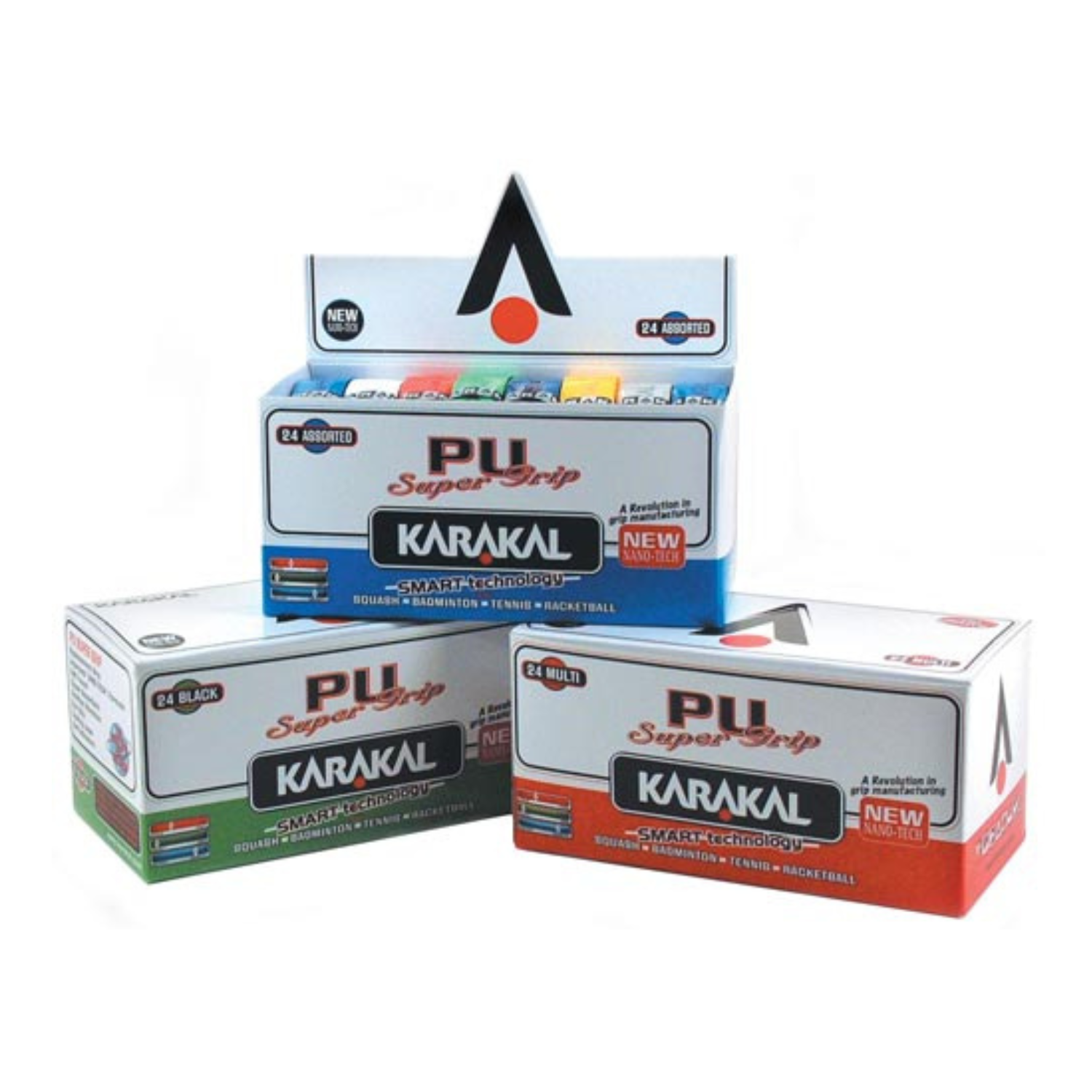 Karakal Coloured PU Super Grip (Box of 24) -DS