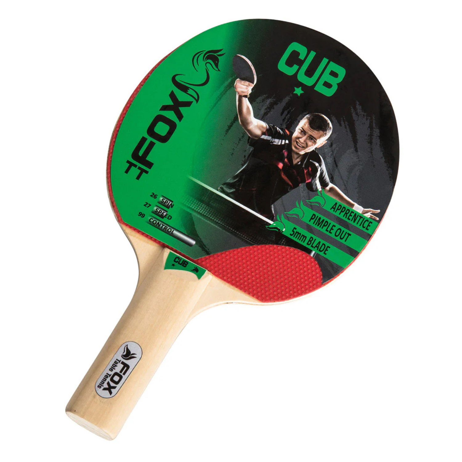 Fox TT Cub 1 Star Table Tennis Bat -DS