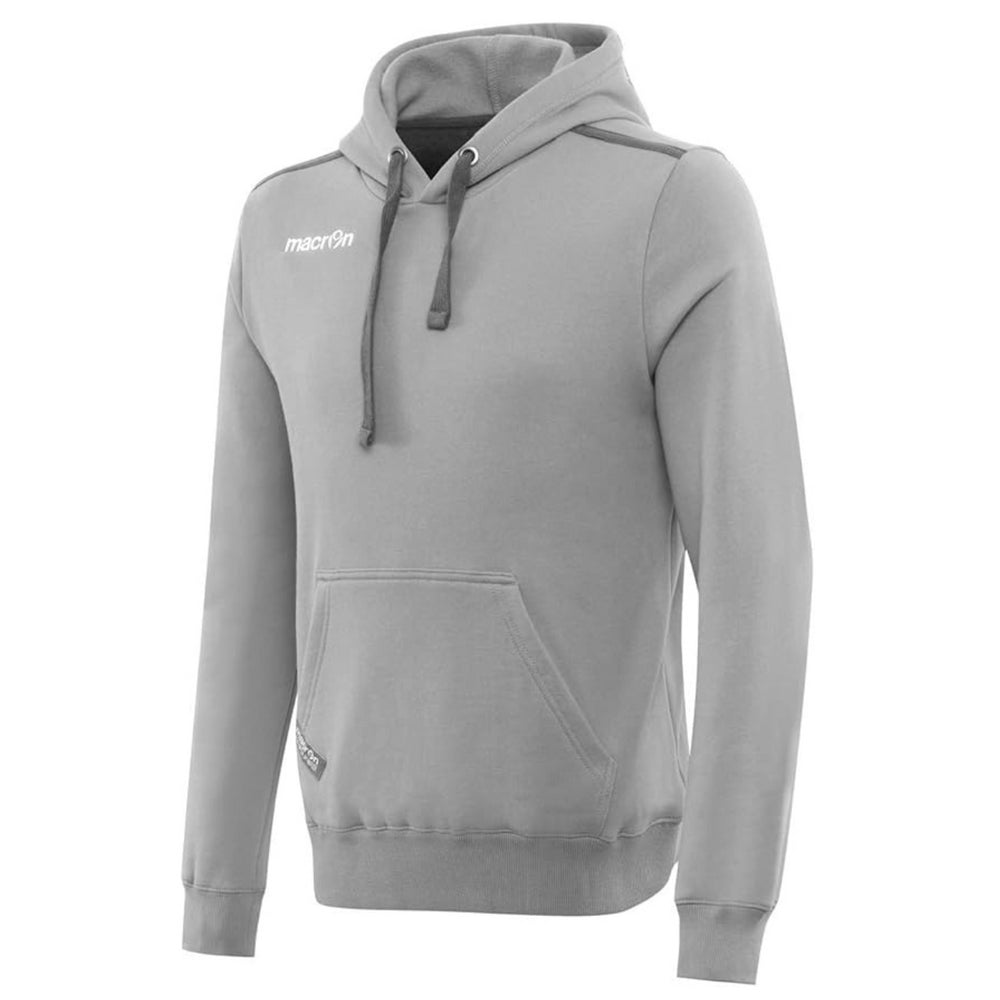 Macron Grunge Hoody - Marl Grey - Adults
