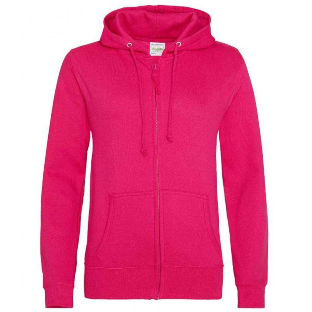 AWD Full Zip Hoody - Womens - Hot Pink