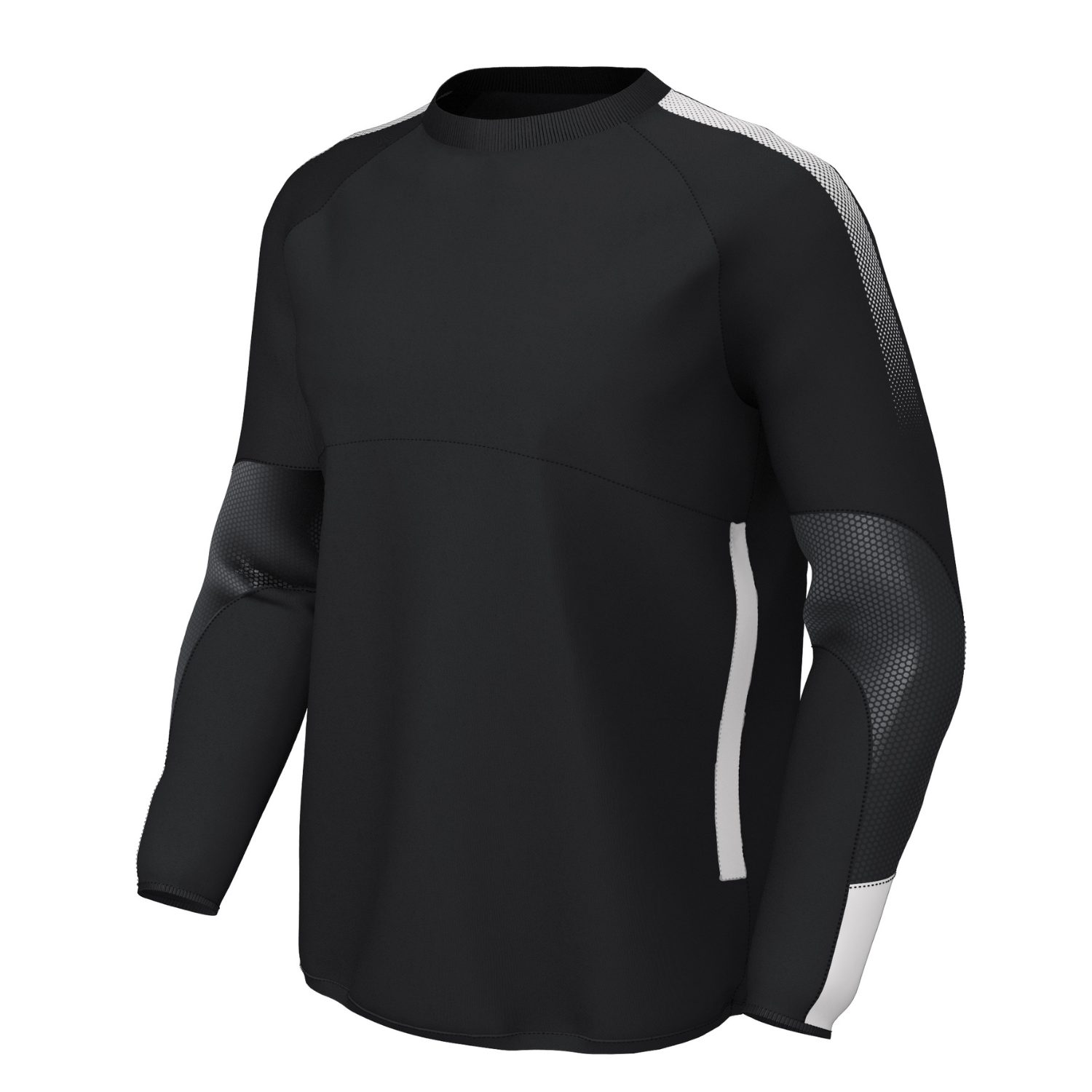 Edge pro Contact Top - Juniors - Black/White