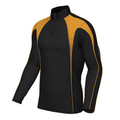Chadwick Pro  Mid Layer  1/4 Zip - Juniors - Black/Amber