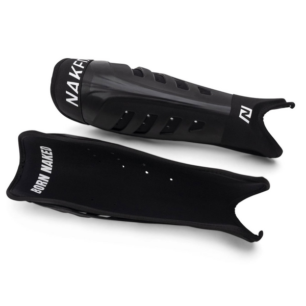 Naked Prodigy Hockey Shinguards - Juniors - Black
