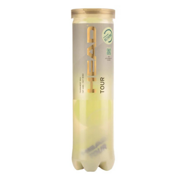 Head Tour Tennis Balls - Tube of 4