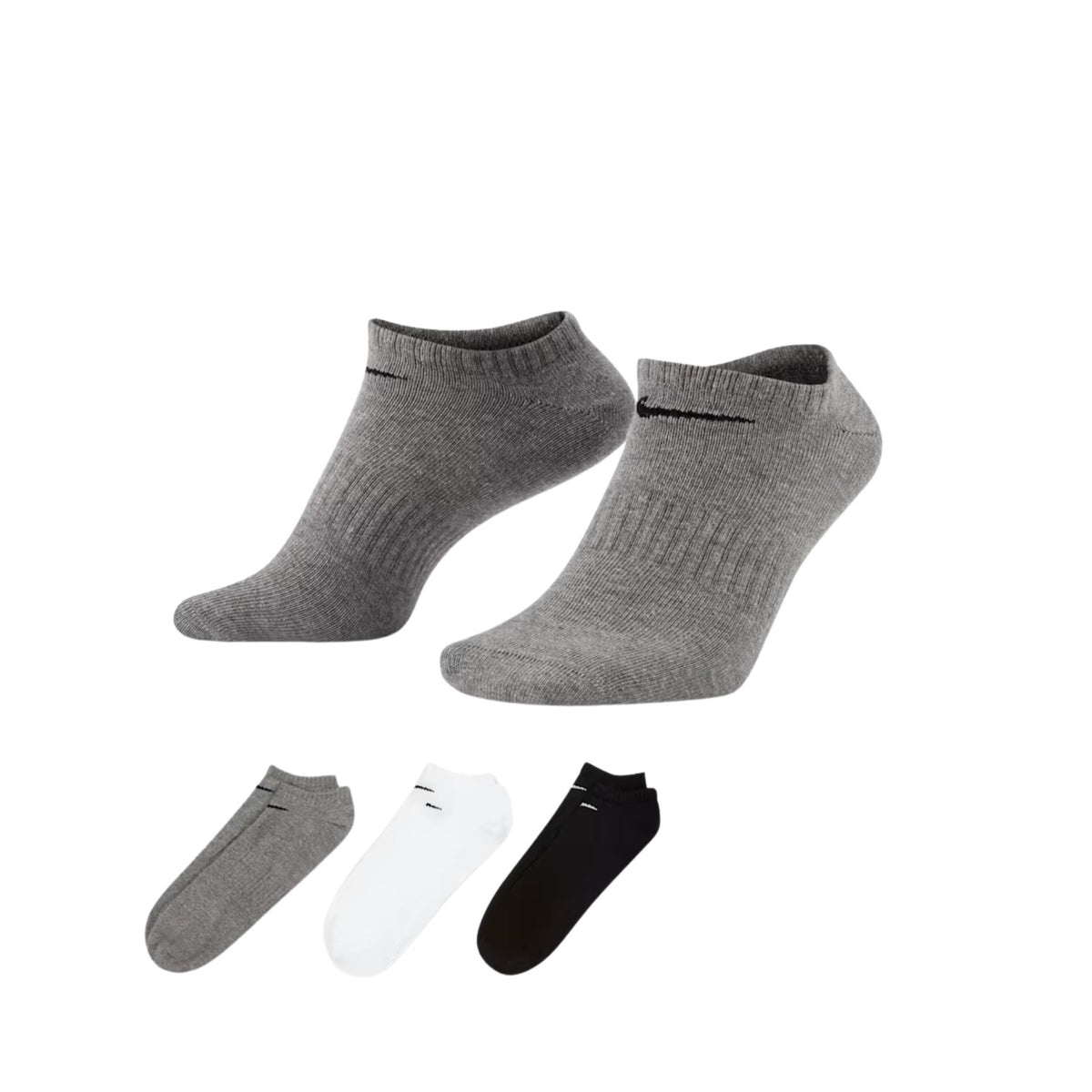 Nike Everyday Lightweight Training No-Show Socks (3 Pairs) -DS
