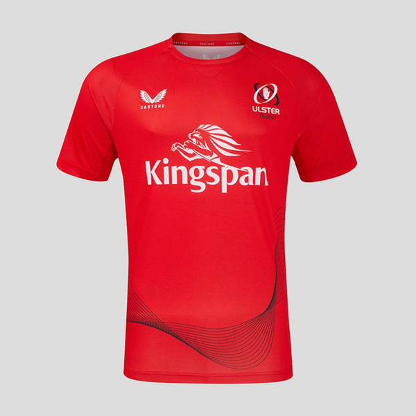 Ulster Rugby 24/25 - Warm Up Tee - Red - Kids