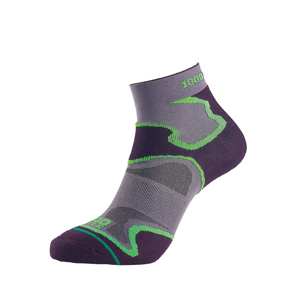 1000 Mile Fusion Anklet Socks - Womens - Grey