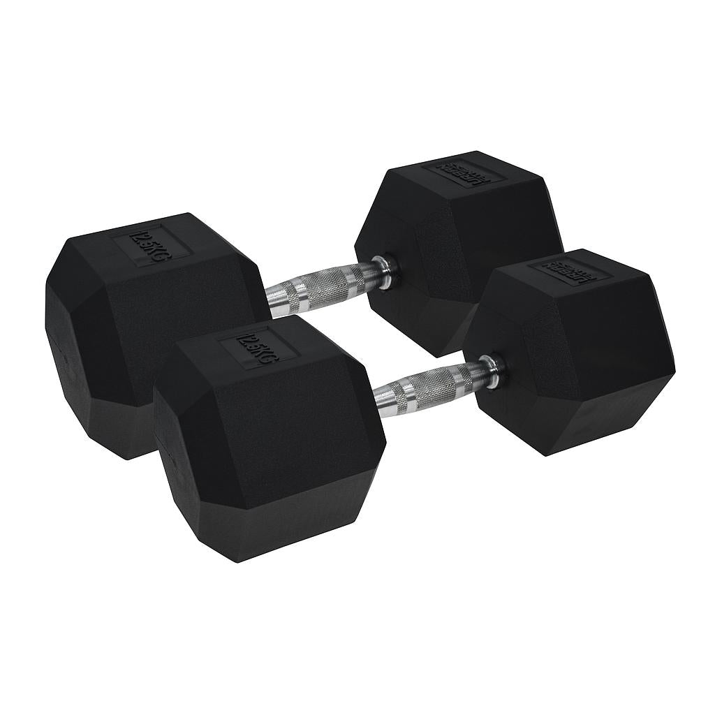 Urban Fitness PRO Hex Dumbbell - Rubber Coated (Pair) -DS