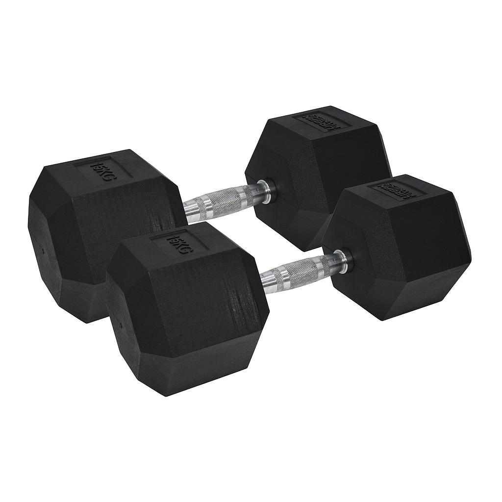 Urban Fitness PRO Hex Dumbbell - Rubber Coated (Pair) -DS