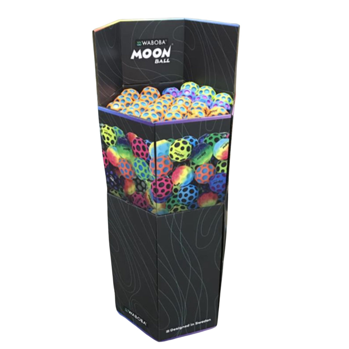 Waboba Hexagon Cardboard Dumpbin -DS