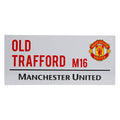 Man United Stadium Street Sign