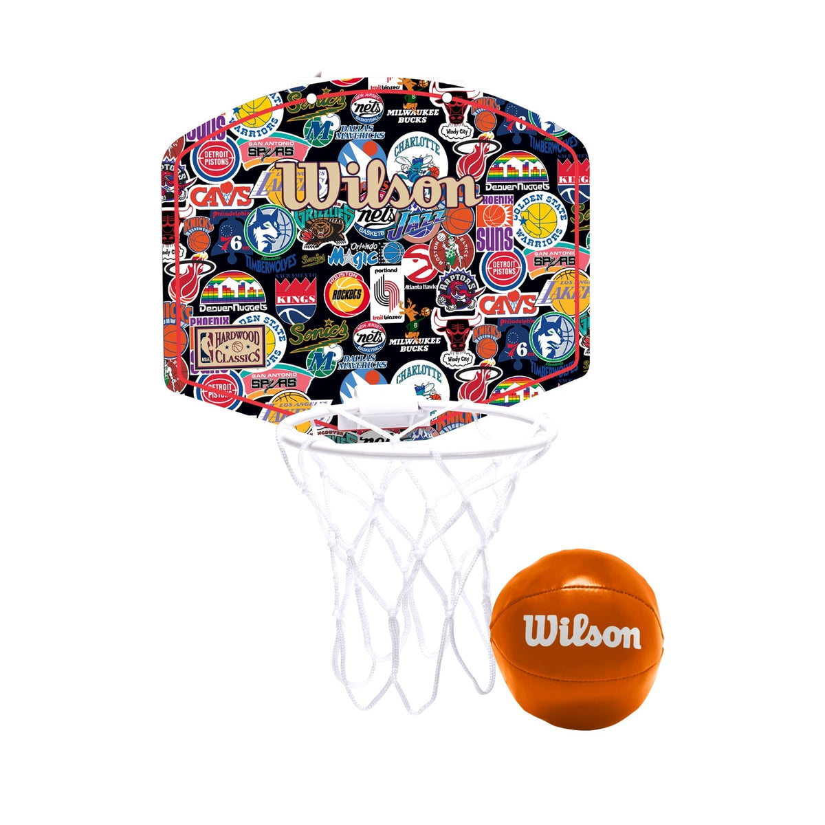 Wilson NBA Team Retro Mini Basketball Hoop -DS