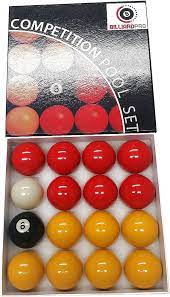 Competition Pool Balls - Red/Yellows