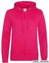 AWD Full Zip Hoody - Womens - Hot Pink