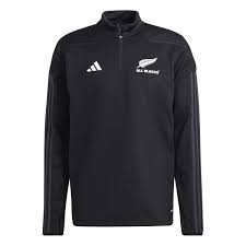 Adidas All Blacks 1/4 Zip Fleece - Black - Mens