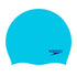 Speedo Plain Moulded Silicone Cap - Juniors - Aqua