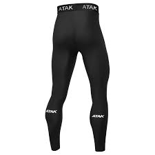 Atak Compression Active + Recovery Tights - Black - Youths