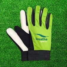 Breathe Sports GAA Gloves - Juniors - Green/White