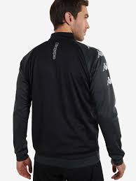 Kappa  Trieste 1/4 Zip Top - Adults - Black