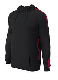 Edge Pro Technical Hoody - Adults - Black/Red