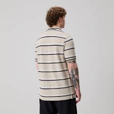 Canterbury Multi Stripe Polo - Mens  - Taupe