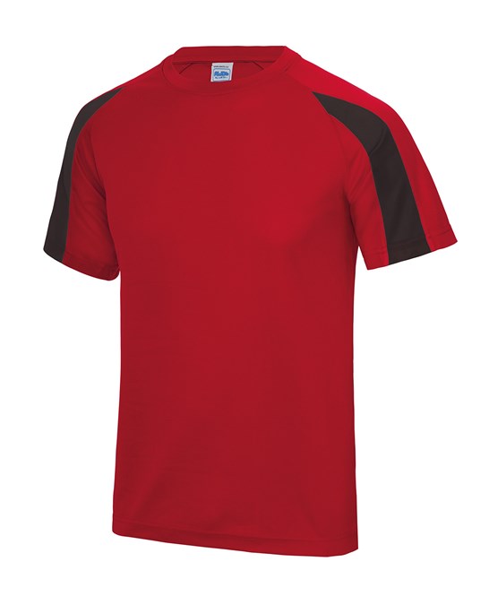 AWD Contrast Tee _ Juniors - Red
