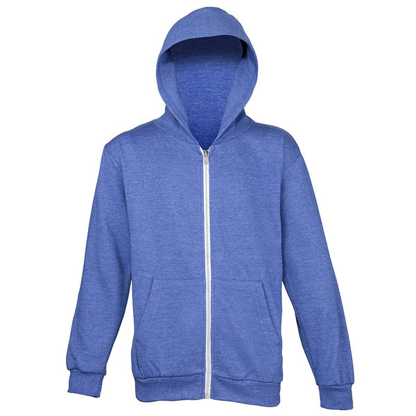 AWD Full Zip Zoodie - Adults - Heather Blue