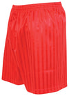 Precision Striped Continental Football Shorts Junior -Red -DS