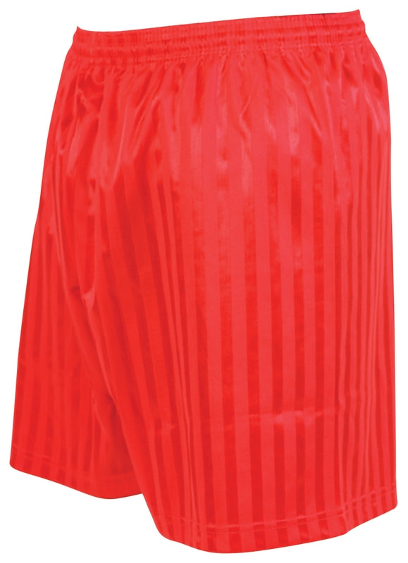 Precision Striped Continental Football Shorts Junior -Red -DS