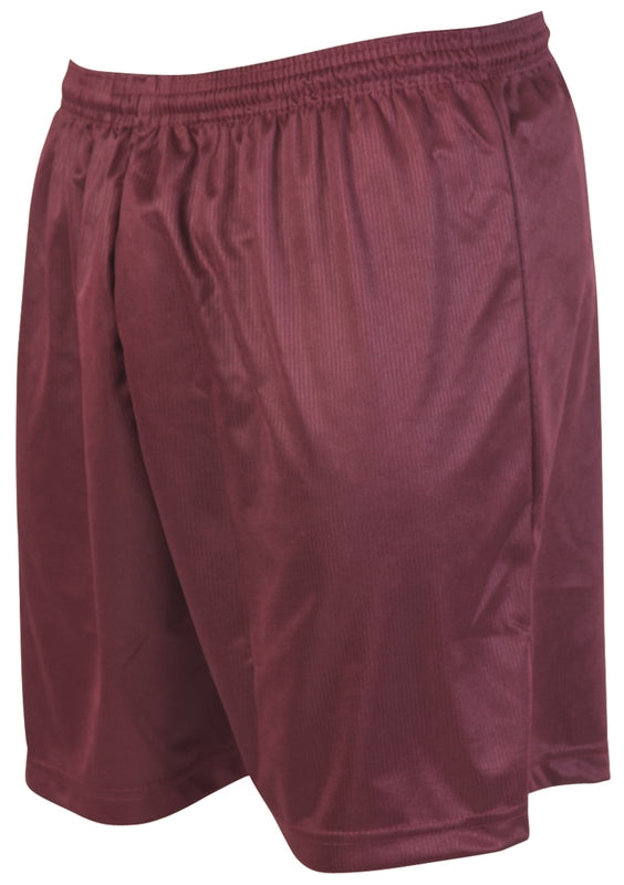 Precision Micro-stripe Football Shorts Junior -Maroon-DS