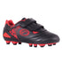 Optimum Kids Razor Velro FG Football Boots - Black/Red