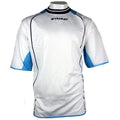 Stanno S/S Football Jersey - White/Sky