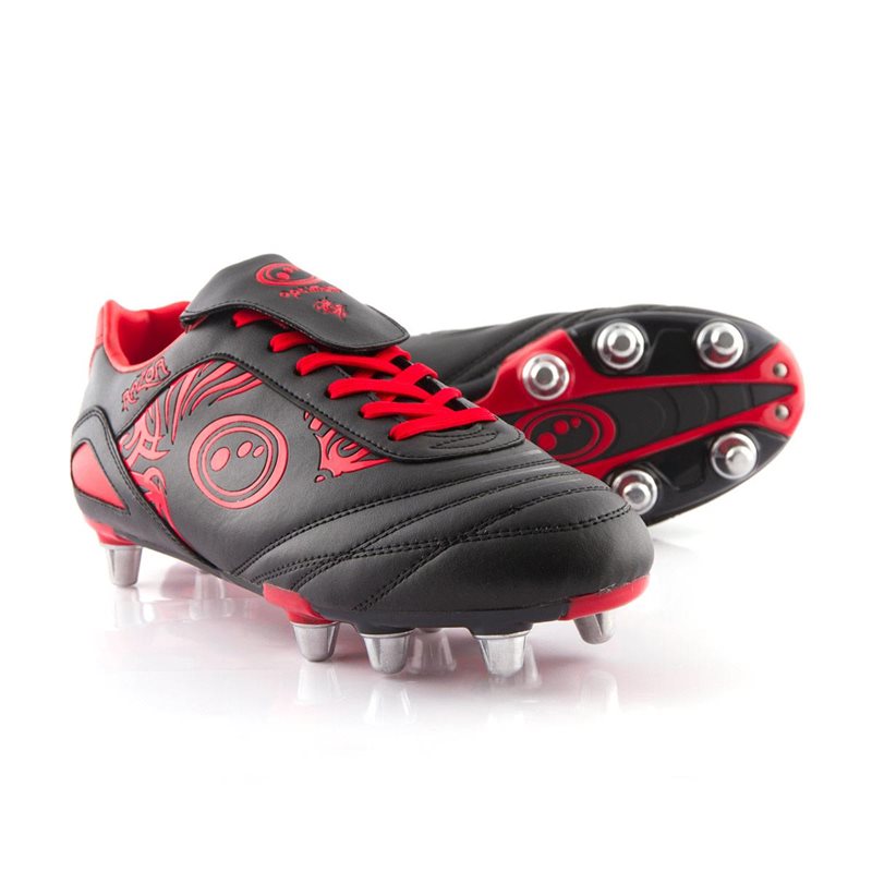 Razor Rugby Boots - Black/Red