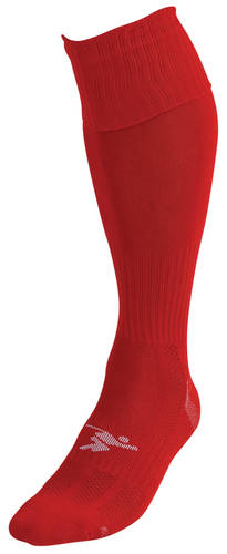 Precision Plain Pro Football Socks Adult -Red -DS