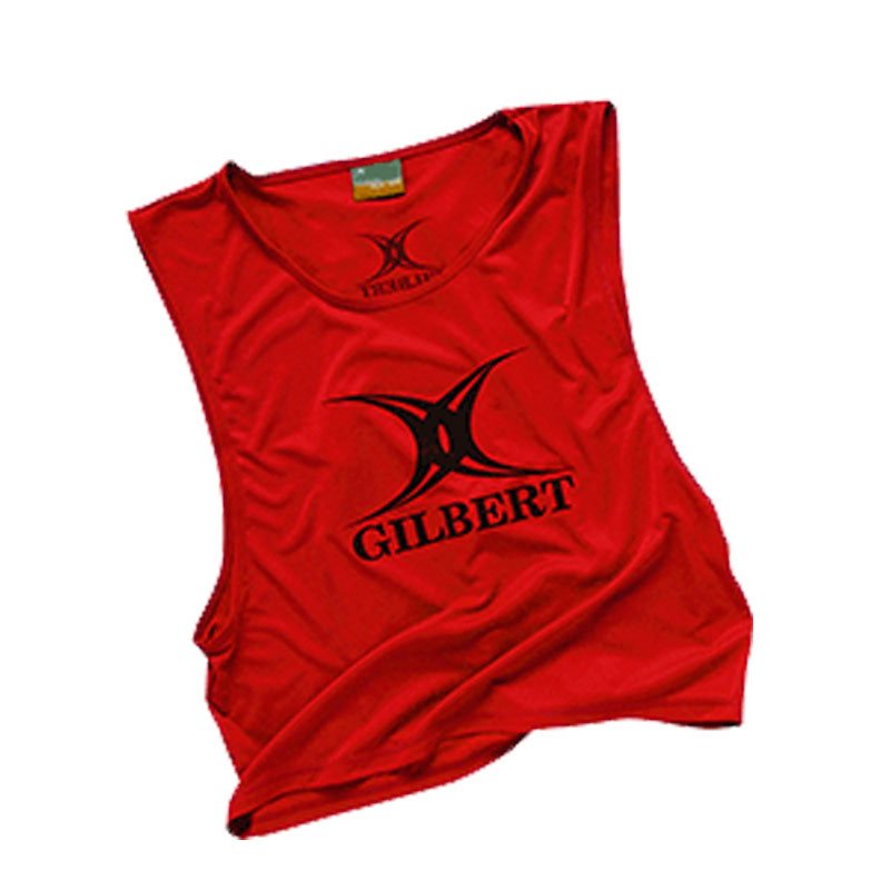Gilbert Polyester Bib - Red