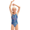 Allover Double Thinstrap Teen Swimsuit-DS