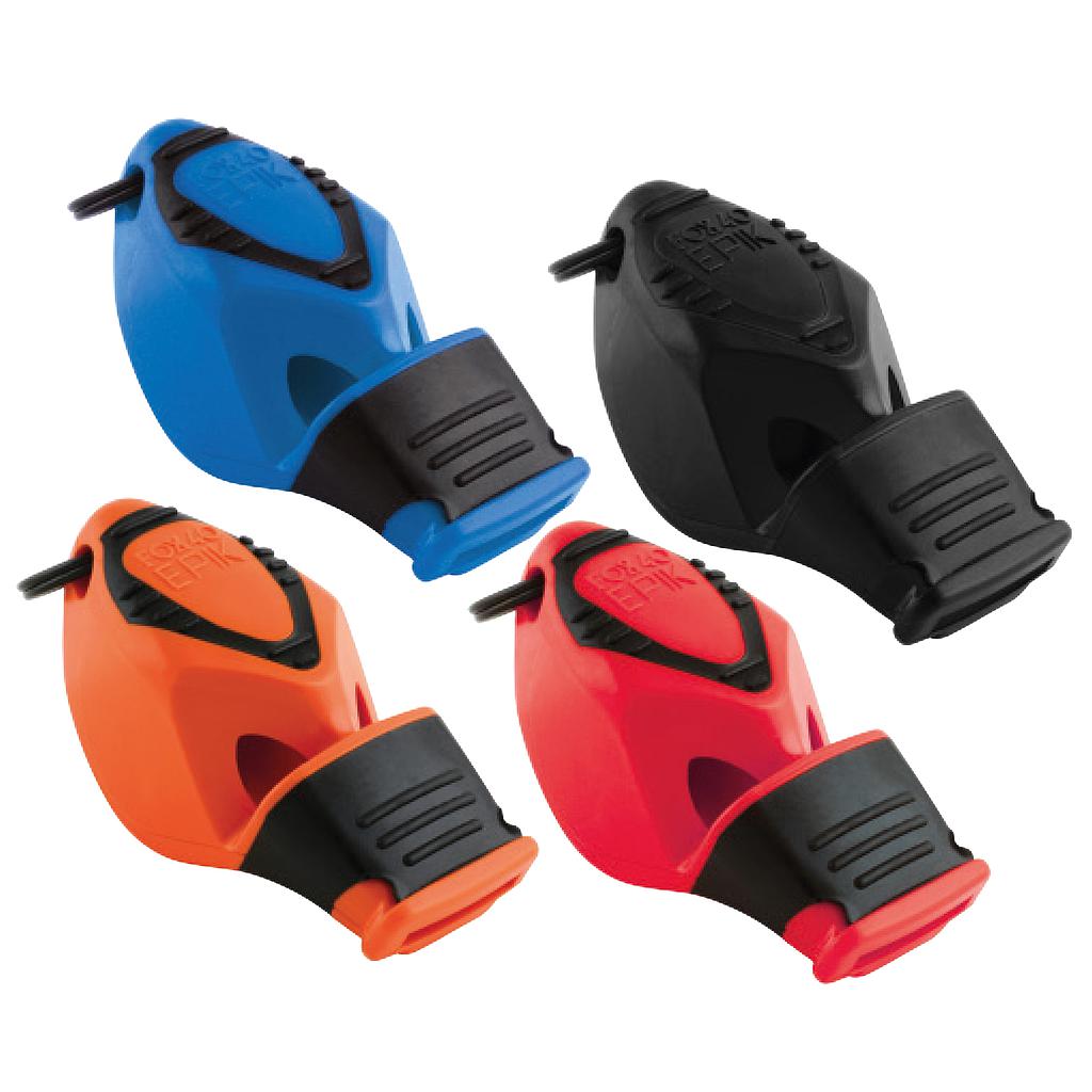 Fox 40 Epik CMG Safety Whistle and Strap -Orange -DS