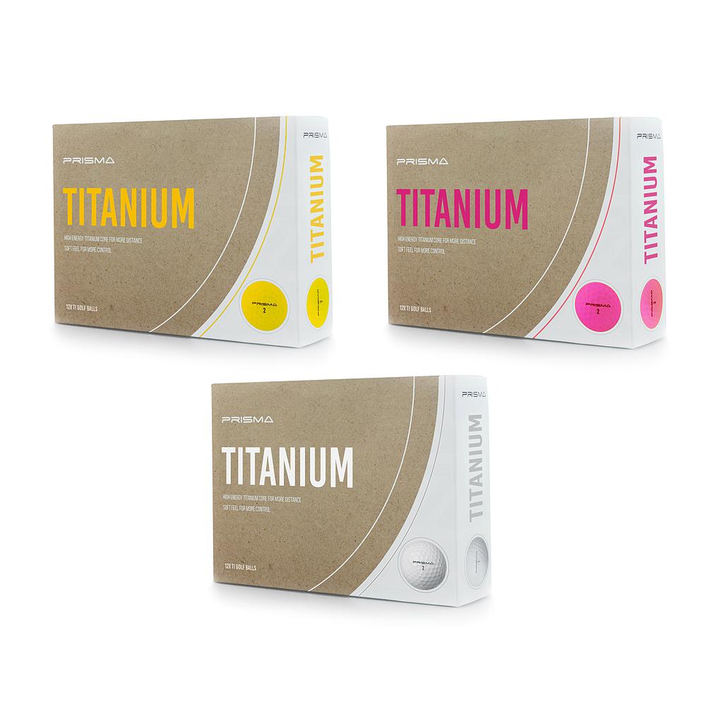 Masters Prisma Titanium Golf Balls (Box of 12) -DS