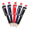 Masters Wood Pencils with Clip & Eraser X 5 -DS