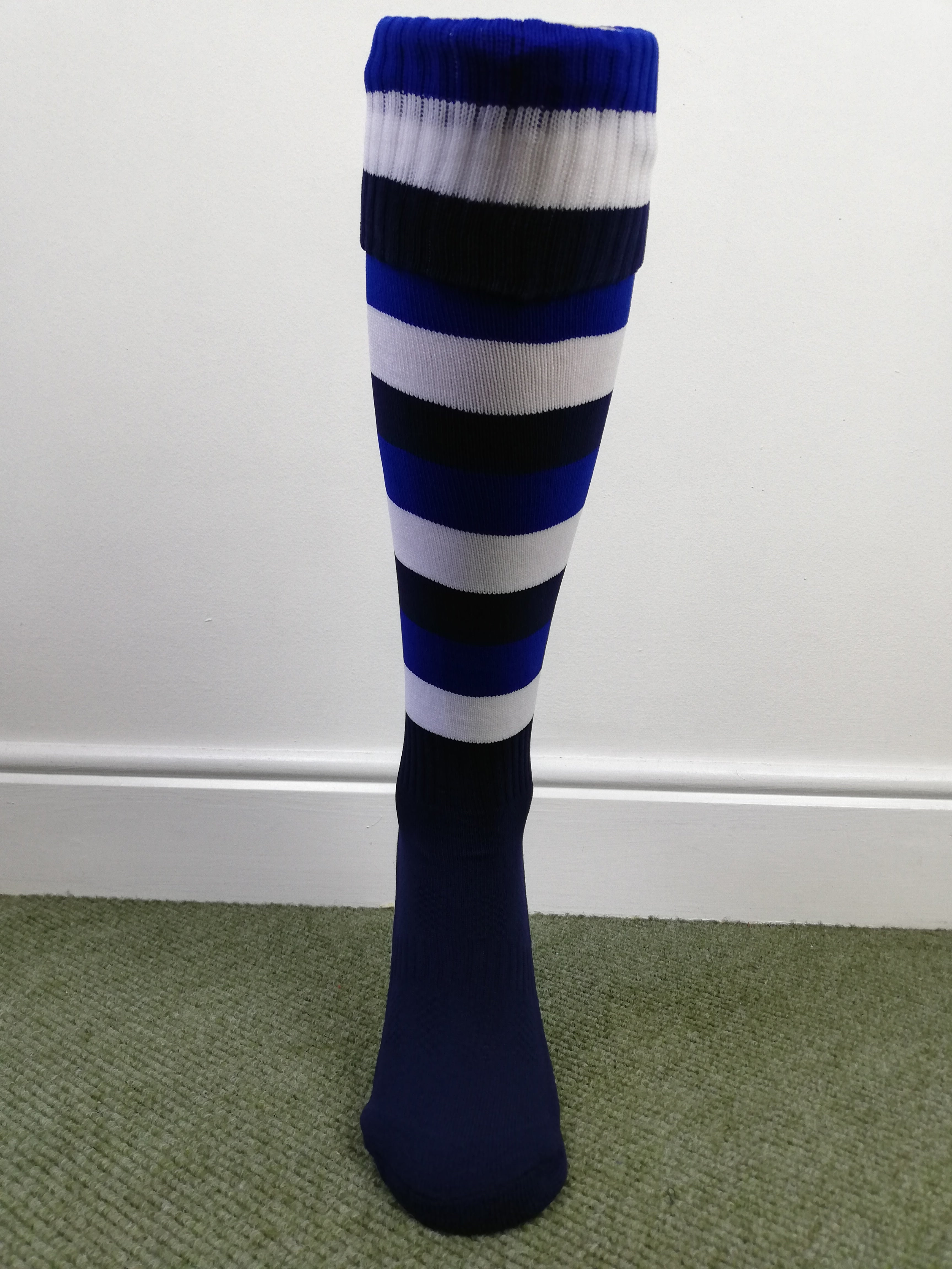 Canterbury Striped Sock - Juniors - Navy